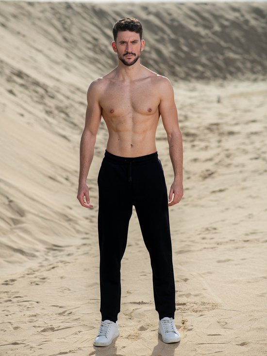 Muchachomalo Heren Joggingbroek - Zwart - Maat XXL - Mannen Sweatpant