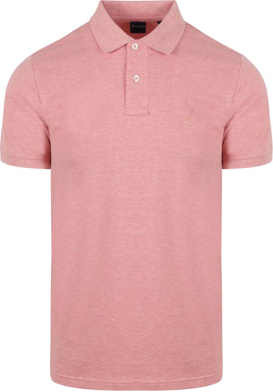 Suitable - Mang Poloshirt Roze - Slim-fit - Heren Poloshirt