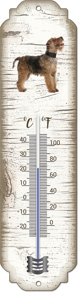 Thermometer: Fox Terrier | Hondenras | Temperatuur binnen en buiten | -25 tot +45C