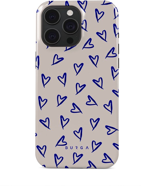 BURGA Coque de téléphone pour iPhone 15 PRO – Coque rigide résistante aux chocs – Love Me Right