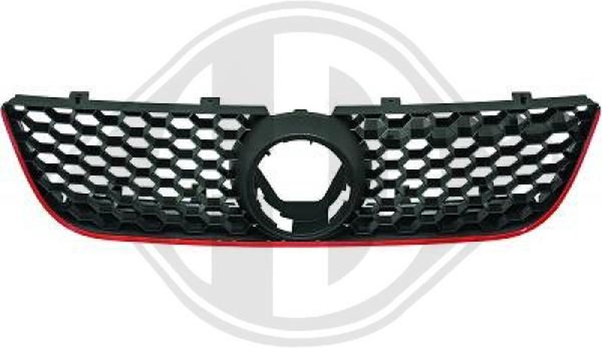 Grille - Tuning Voorbumper grille - (Vw Polo) - Model 9N Facelift 2005 tot 2008