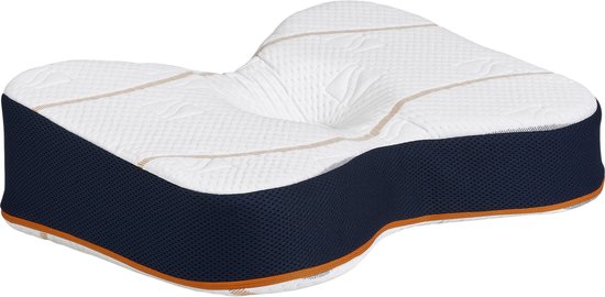 M line Athletic Pillow | Hoofdkussen | HeiQ allergen tech | Tegen rug- en nekklachten | Maximale ventilatie | Ergonomisch | Anti allergeen | Wasbaar op 60° |