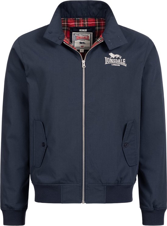 Lonsdale Slimfit Harrington Jack Classic Marineblauw - Maat: XL