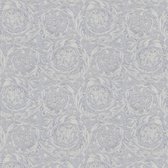 Exclusief luxe behang Profhome 366924-GU vliesbehang gestructureerd met ornamenten glimmend zilver grijs 7,035 m2