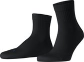 FALKE Run Rib anatomische pluche zool duurzaam katoen functioneel garen sokken unisex zwart - Matt 44-45