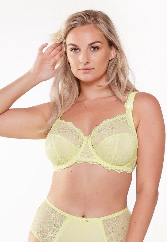 LingaDore - Daily Full-Coverage BH Sunny Lime - maat 85D - Groen
