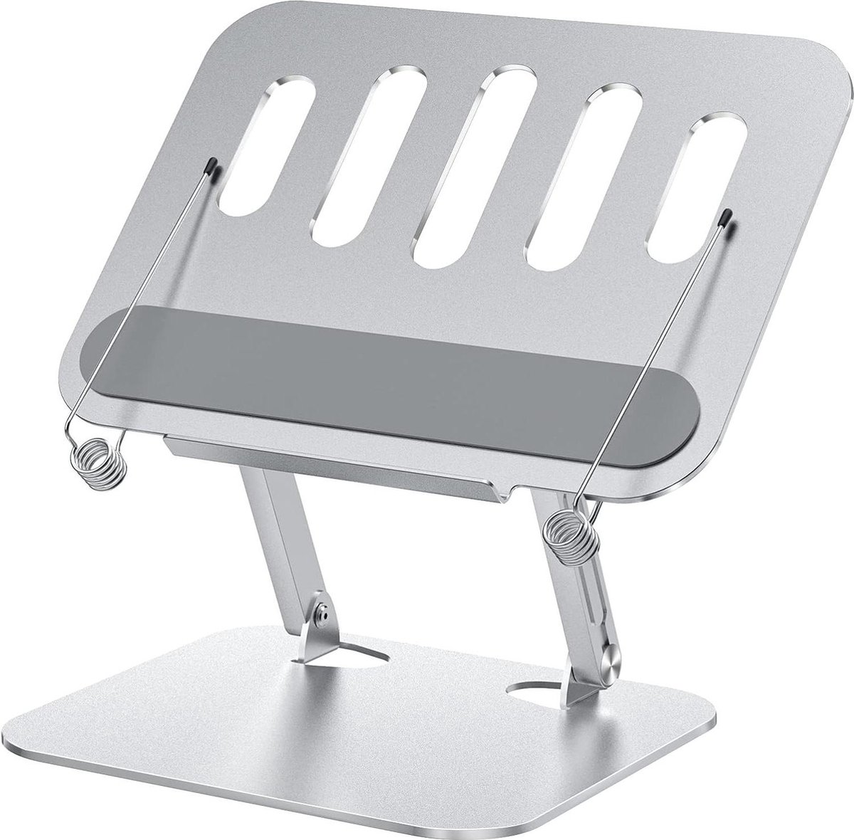 Verstelbare en opvouwbare aluminium boekenstandaard voor lezen bureaustandaard voor kookboeken en leerboeken Book stand