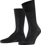 FALKE Tiago business & casual organisch katoen sokken heren grijs - Maat 43-44