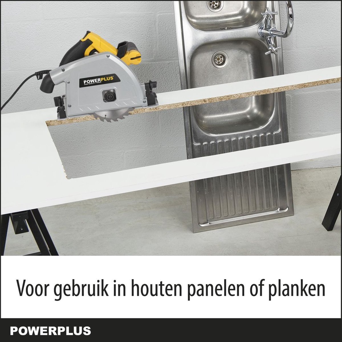 Powerplus POWX0562 Invalzaag 1200W met geleiderails thumbnail 3