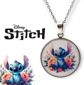 Collier Lilo et Stitch - Disney - Collier avec Pendentif - 25mm - Acier inoxydable - Uniek - Cadeau - Boîte à bijoux