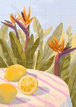 IXXI Lemon Twist - Wanddecoratie - Grafisch Ontwerp - 100 x 140 cm