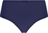 RJ Bodywear Pure Color dames maxi string - donkerblauw - Maat: XXL