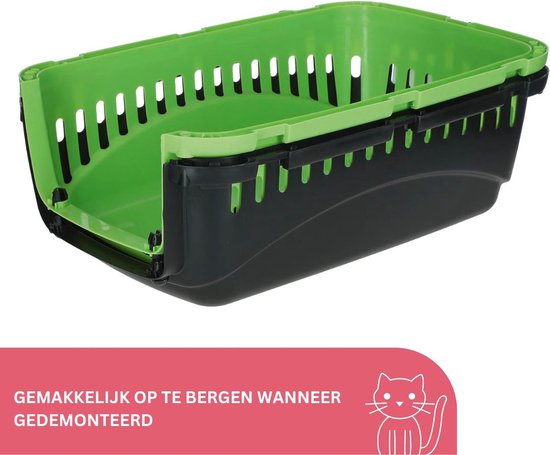 Kattenreismand Groot met Bovenlader – Beste Transportbox Kat