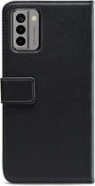 Mobilize Telefoonhoesje geschikt voor Nokia G22 Hoesje | Mobilize Classic Gelly Wallet Bookcase Portemonnee | Pasjeshouder voor 2 Pasjes | Telefoonhoesje voor Pinpas / OV Kaart / Rijbewijs - Zwart