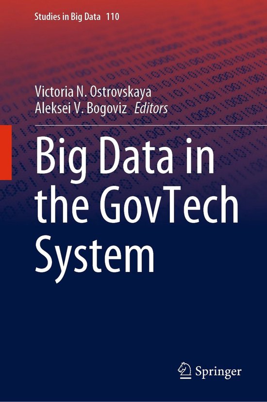 Studies in Big Data 110 - Big Data in the GovTech System - cover