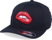 Hatstore- Biting Lip Black Flexfit - Iconic Cap