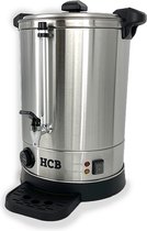 HCB® - Professionele Horeca Waterboiler - dubbelwandig met lekbak - 14,3 liter - 230V - RVS / INOX - 37x40.5x48.5 cm (BxDxH) - 3.7 kg