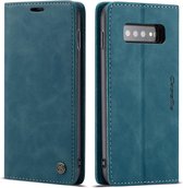 Samsung Galaxy S10 Plus Hoesje - CaseMe Book Case - Blauw