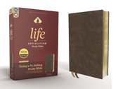 NIV Life Application Study Bible, Third Edition- NIV, Life Application Study Bible, Third Edition, Bonded Leather, Brown, Red Letter