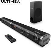 Go-shipping - Ultimea - 190W 2.1 Tv Soundbar voor tv - Home Theater - Geluidssysteem Bluetooth Speakers - Soundbar Subwoofer Ondersteuning - Optische Aux Hdmi Speaker - Zwart