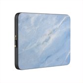 BURGA Laptophoes - Leren Laptop Hoesjes - Laptopsleeve 14 inch - Fluffy Clouds