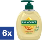 Palmolive Naturals Savon pour les mains Lait et Miel - 6 x 300 ml