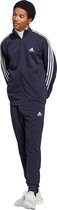 adidas Sportswear Basic 3-Stripes French Terry Trainingspak - Heren - Blauw- XL