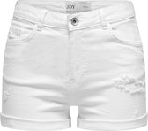 Jacqueline de Yong Broek Jdyblume Mw Fold-up Shorts Dest. Mi 15293951 White Dames Maat - M