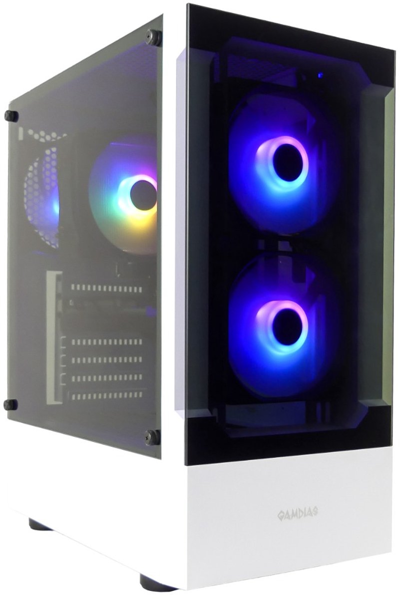 AMD Ryzen 7 3800X High-End RGB Game PC / Streaming Computer - RTX 5050 8GB - 16GB 3200 RGB RAM - 512GB M2.0 SSD - 2TB HDD - WIFI - WHITE