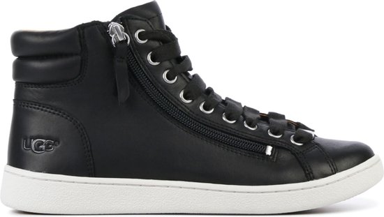 UGG Vrouwen Sneakers - Olive leather - Zwart - Maat 37 | bol.com