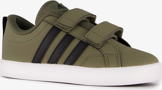 Adidas VS Pace 2.0 kinder sneakers groen zwart - Maat 34 - Uitneembare zool