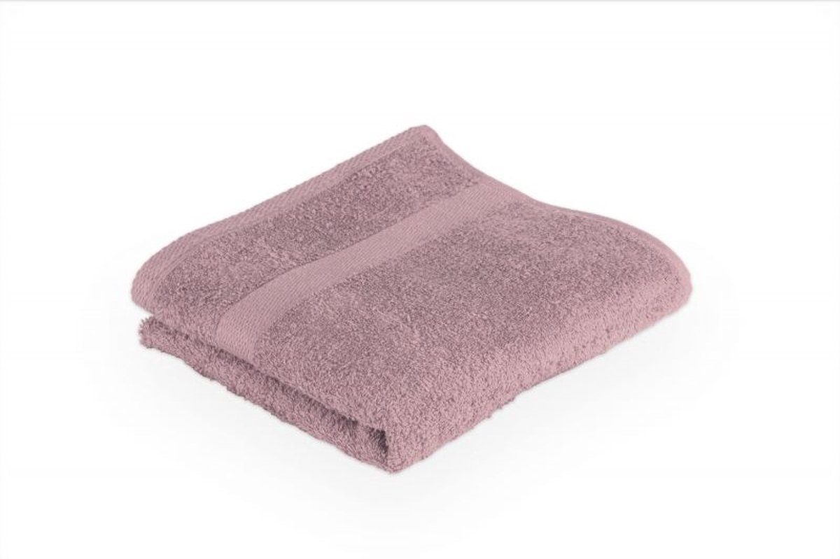 TISECO HOME STUDIO - Handdoek RIVA - SET/6 - 100% katoen - 450 g/m² - 100% katoen - superzacht en zeer absorberend - 50x100 cm - Mauve