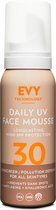 EVY Daily UV Face Mousse - SPF 30 75 ml - Bescherming tegen vervuiling en donkere vlekken - Dermatalogisch aanbevolen - Water bestendig