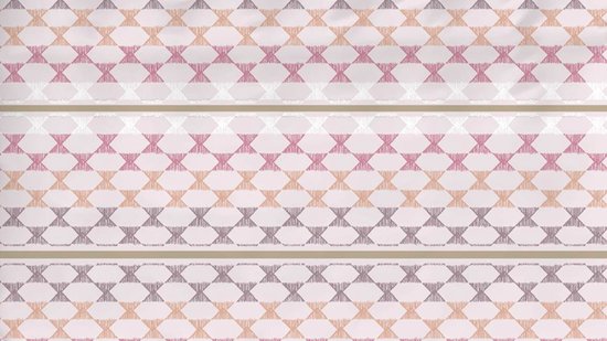 Housse de couette Romanette Kapla - Lits jumeaux - 240x200/220 cm - Rose