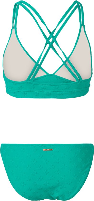 Brunotti Mika-Daisy Dames Bralette Bikini Set - Groen