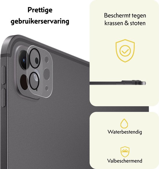 Protecteur d'écran adapté pour iPad Pro 2024 (11 pouces) Protecteur d'écran d'appareil photo en Tempered Glass - Protecteur d'écran adapté pour iPad Pro 2024 11 pouces (7e génération) Protecteur d'écran Protecteur d'écran d'appareil photo - 2 pièces