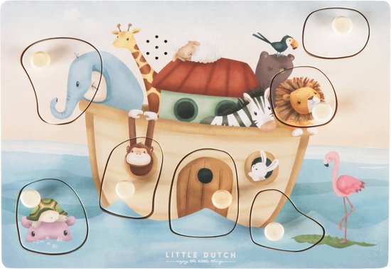 Little Dutch Geluidenpuzzel Ark van Noach FSC