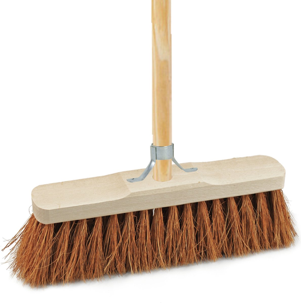 Goedkoopste Sorex Bezem binnen - incl. stokhouder - kokos - 30 cm - steel 140 cm - kamerveger