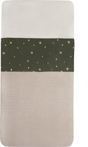 Jollein Baby Laken Ledikant 120x150cm Stargaze - Leaf Green