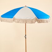 Vintage parasol - retro parasol - Baby Blauw