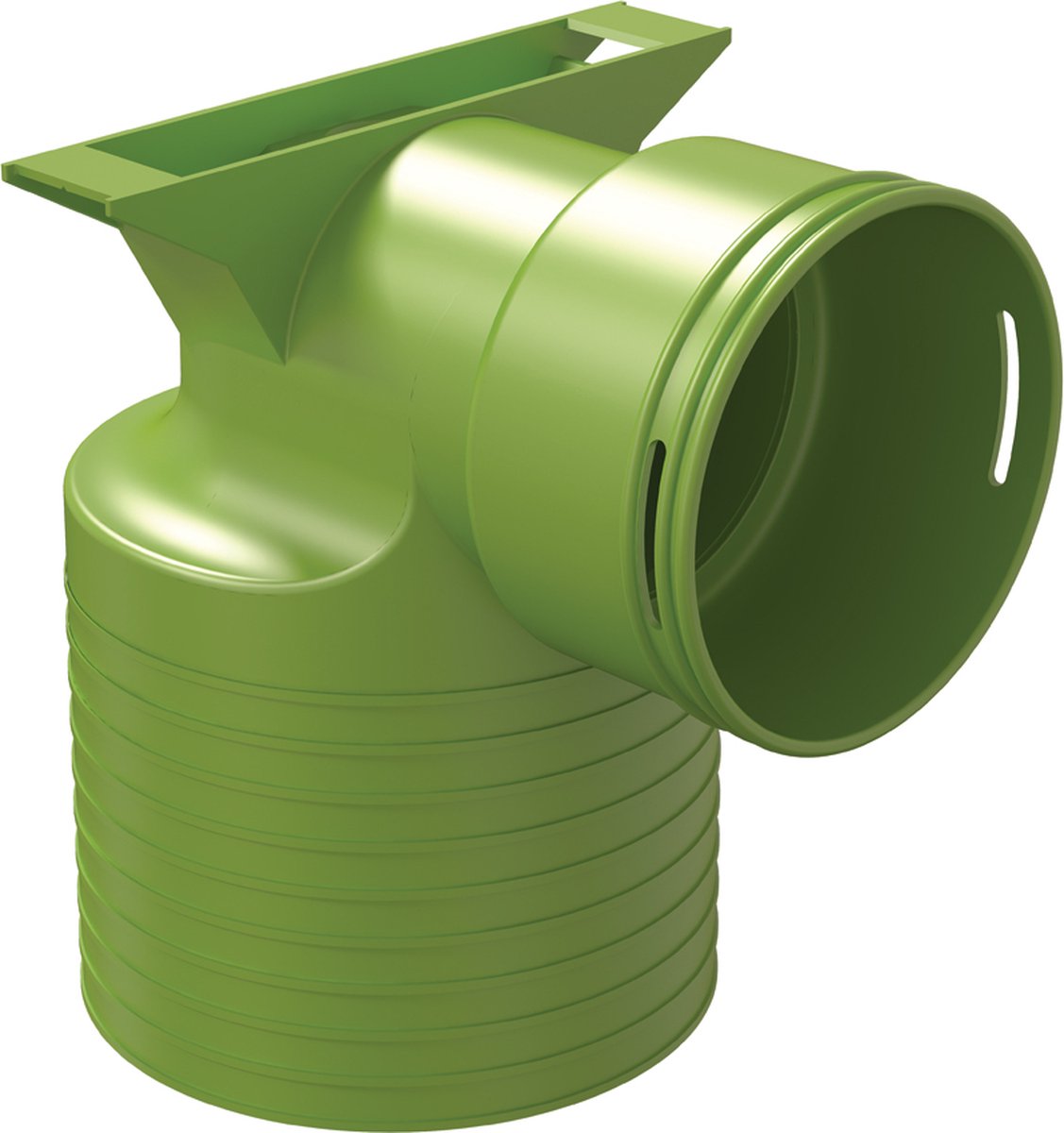 Ubbink Air Excellent 48C ventieladapter 125 1x90Â°