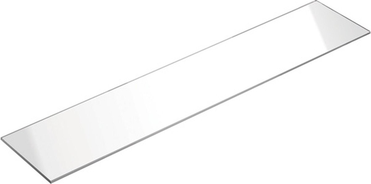 Raminex Planchet Rechthoek Helder Glas 1000X150