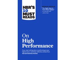 Omslag van HBR's 10 Must Reads- HBR's 10 Must Reads on High Performance
