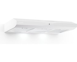 Klarstein afzuigkap, 90 cm afvoerafzuigkap, afzuigkap met filter, vaatwasmachinebestendig, LED-verlichting en touchscreen bedieningspaneel, stille afzuigkap met een luchtdebiet van 192 m³/u, efficiënte roestvrijstalen afzuigkap