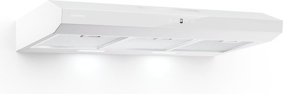 Klarstein Contempo Neo afzuigkap voor onderbouw - 90 cm - 175 m³/h - LED - Wit