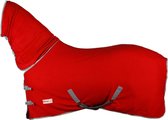 Baseline Polar Combo Fleecedeken - Paardendeken - Maat: 215 - Rood - Fleece