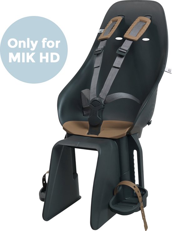 Urban Iki Fietsstoeltje Achter Ta–ke MIK HD - Bincho Black/ Kurumi Brown