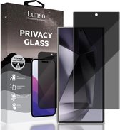 Lunso Geschikt voor Samsung Galaxy S24 Ultra Screenprotector - Privacy Glass
