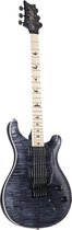 PRS Dustie Waring CE24 Floyd Gray Black Satin - Custom elektrische gitaar