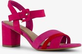 Nova dames sandalen met hak roze rood - Maat 38